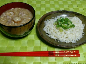 肉豆腐miso☆素麺